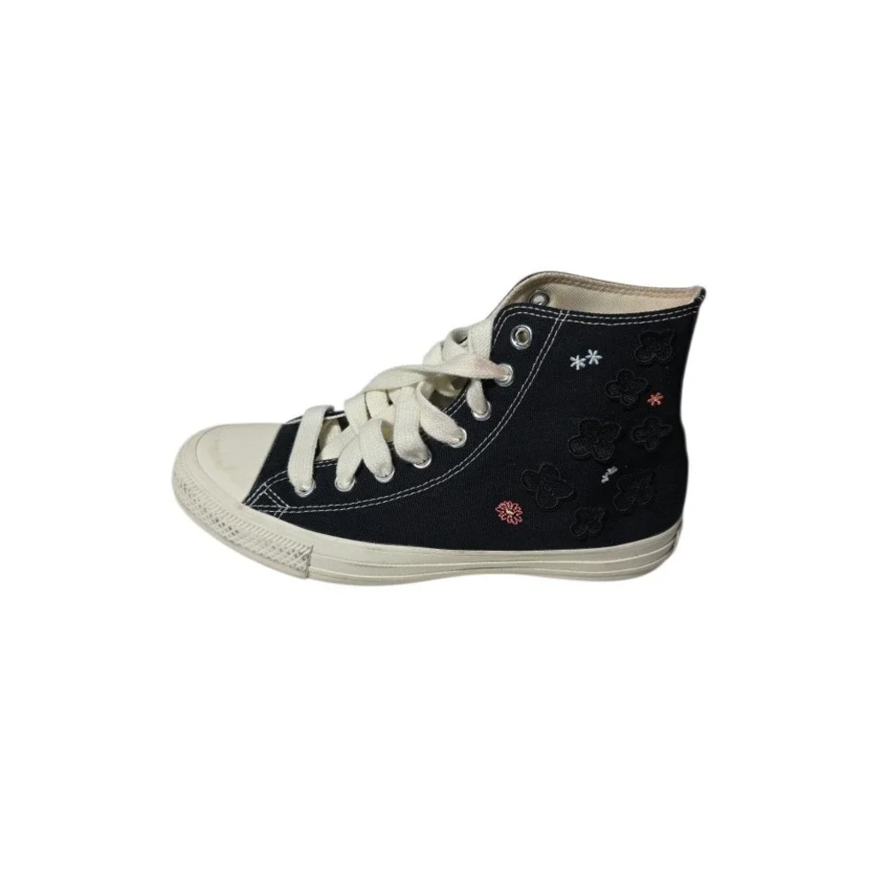Converse Chuck Taylor All Star High Top Black Floral Women's 8.5 SB8